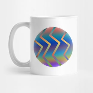 Chromatic gradient abstract circle Mug